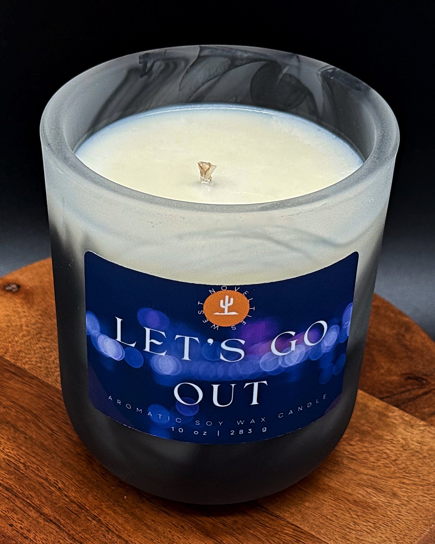 Let's Go Out Candle