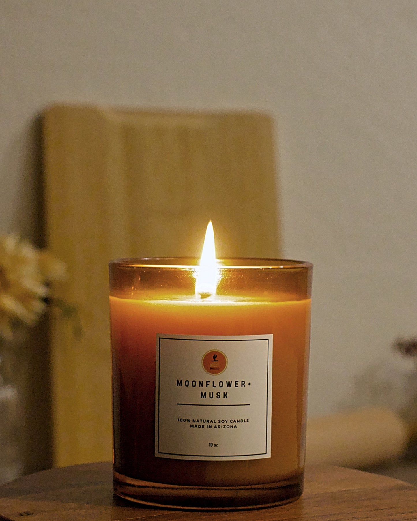 Moonflower and Musk Candle