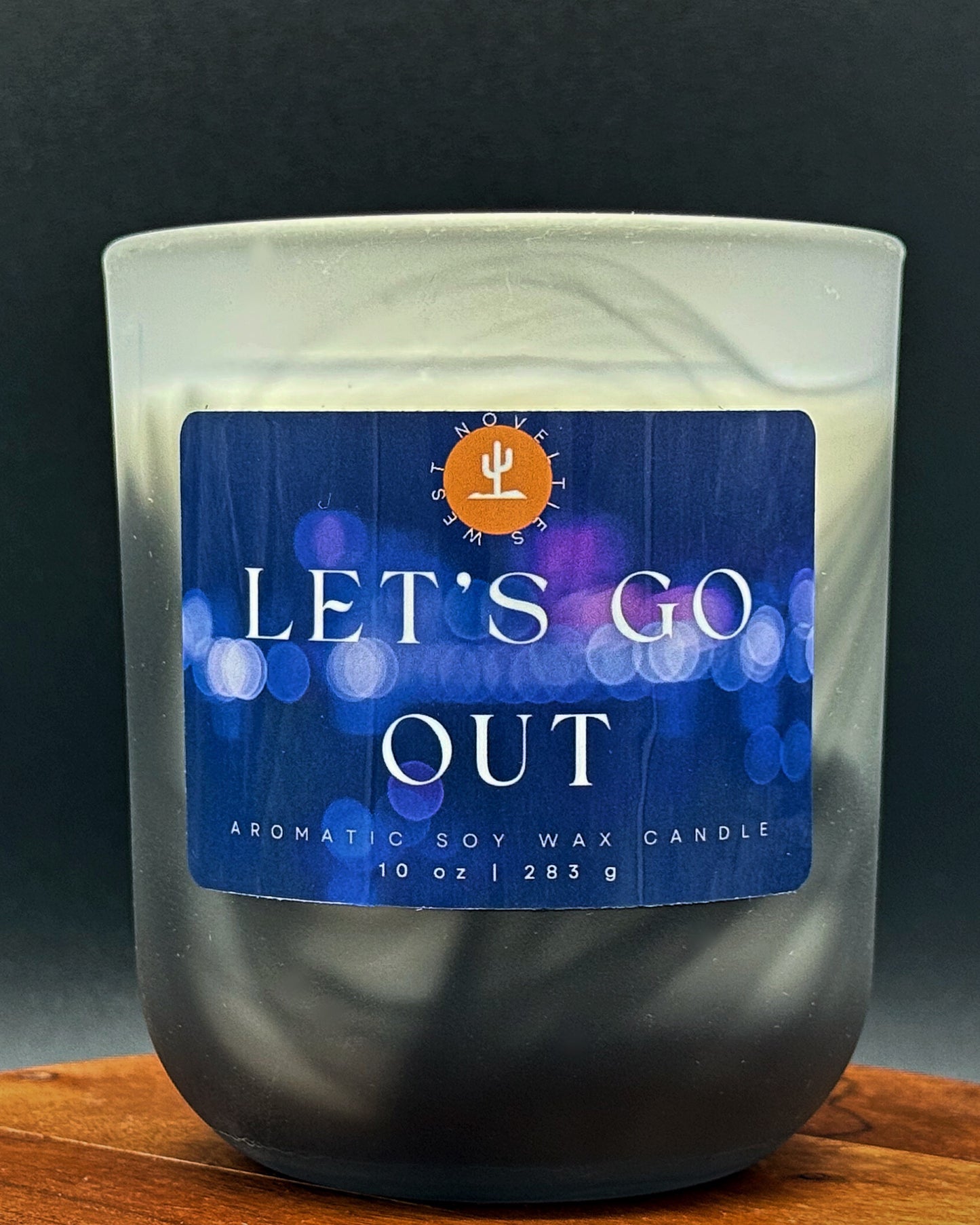 Let's Go Out Candle