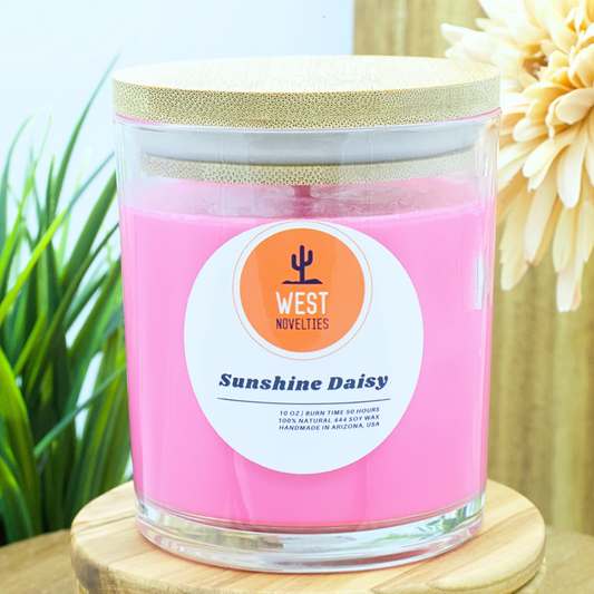 Sunshine Daisy Candle