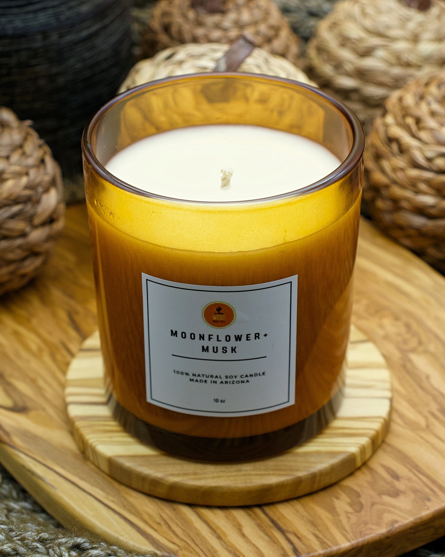 Moonflower and Musk Candle