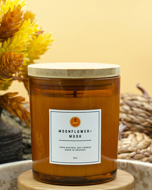 Moonflower and Musk Candle